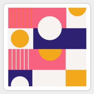 minimalistic modern pattern Sticker